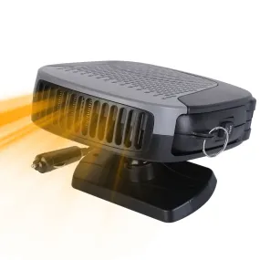 12V 150W Portable Car Heater 2-in-1 Defroster Demister Windshield 2-in-1 Heater & Cooling Fan