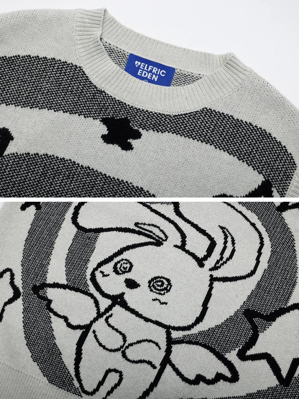 Aelfric Eden Cartoon Knit Sweater Vest