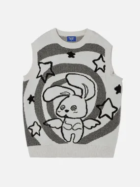 Aelfric Eden Cartoon Knit Sweater Vest