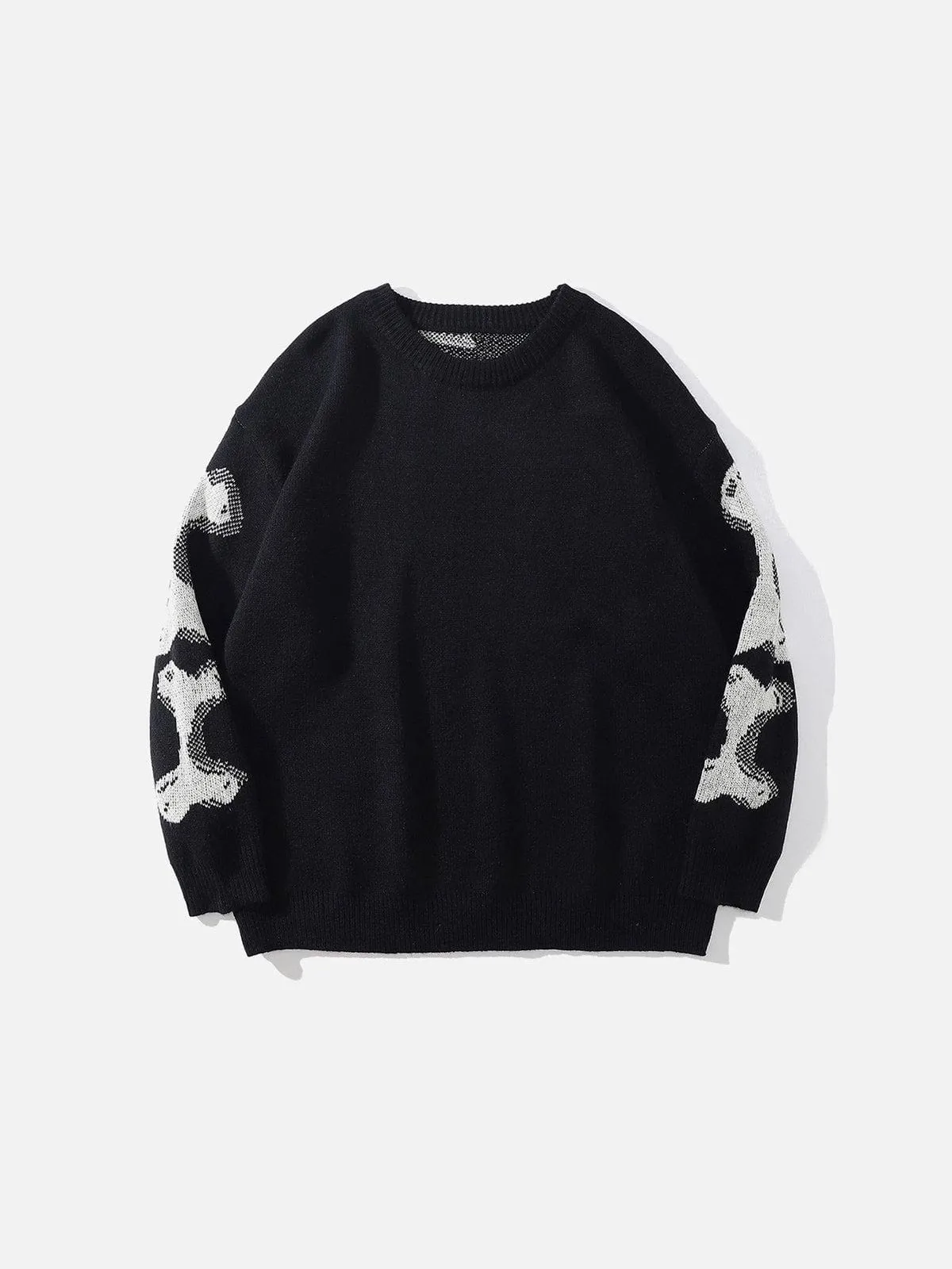 Aelfric Eden Skeleton Pattern Knit Sweater