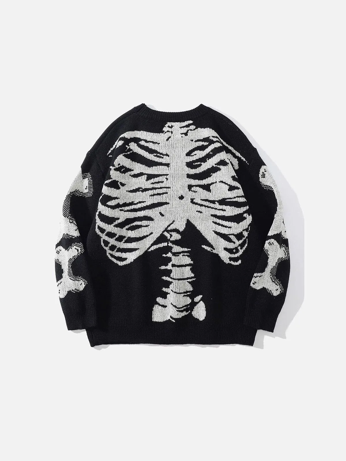 Aelfric Eden Skeleton Pattern Knit Sweater