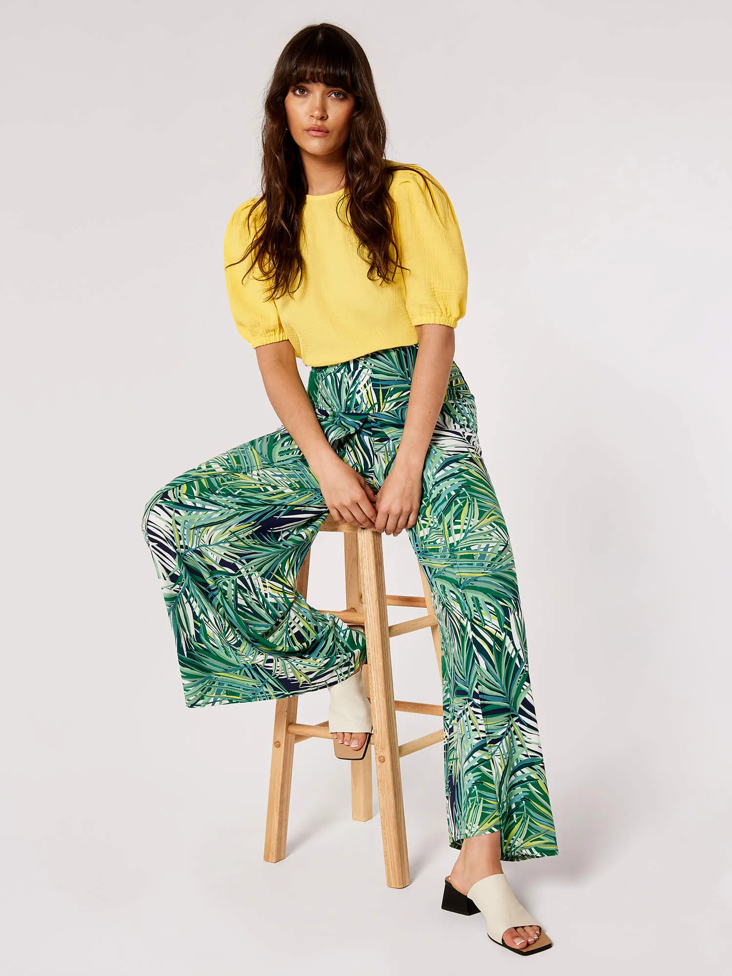 APRICOT - Layer Tropical Fisherman Trousers - 722033 - FINAL SALE