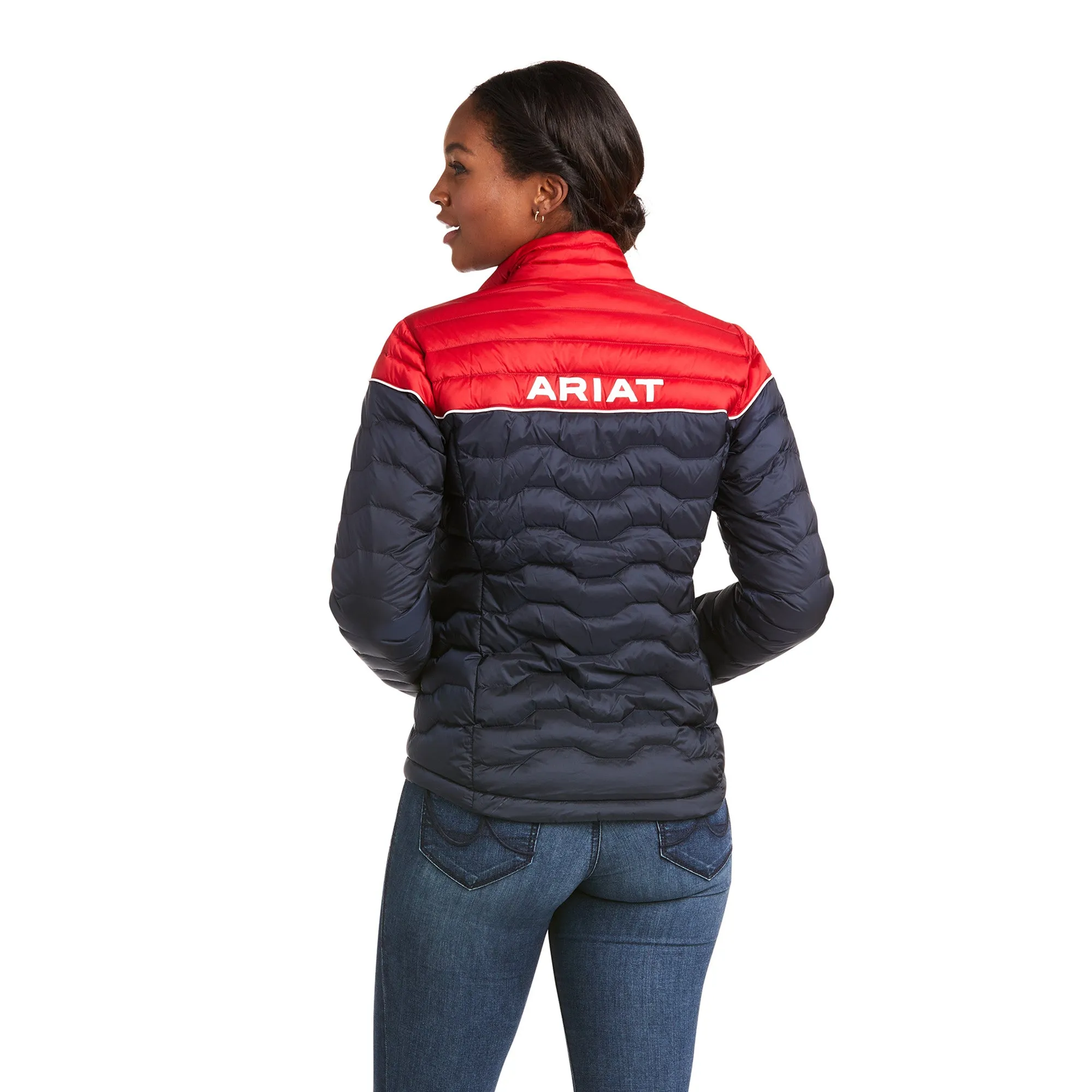 Ariat Ladies Ideal 3.0 team Color-Block Down Jacket 10037722