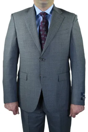 Berragamo "Modern" Grey Pinstripe Suit