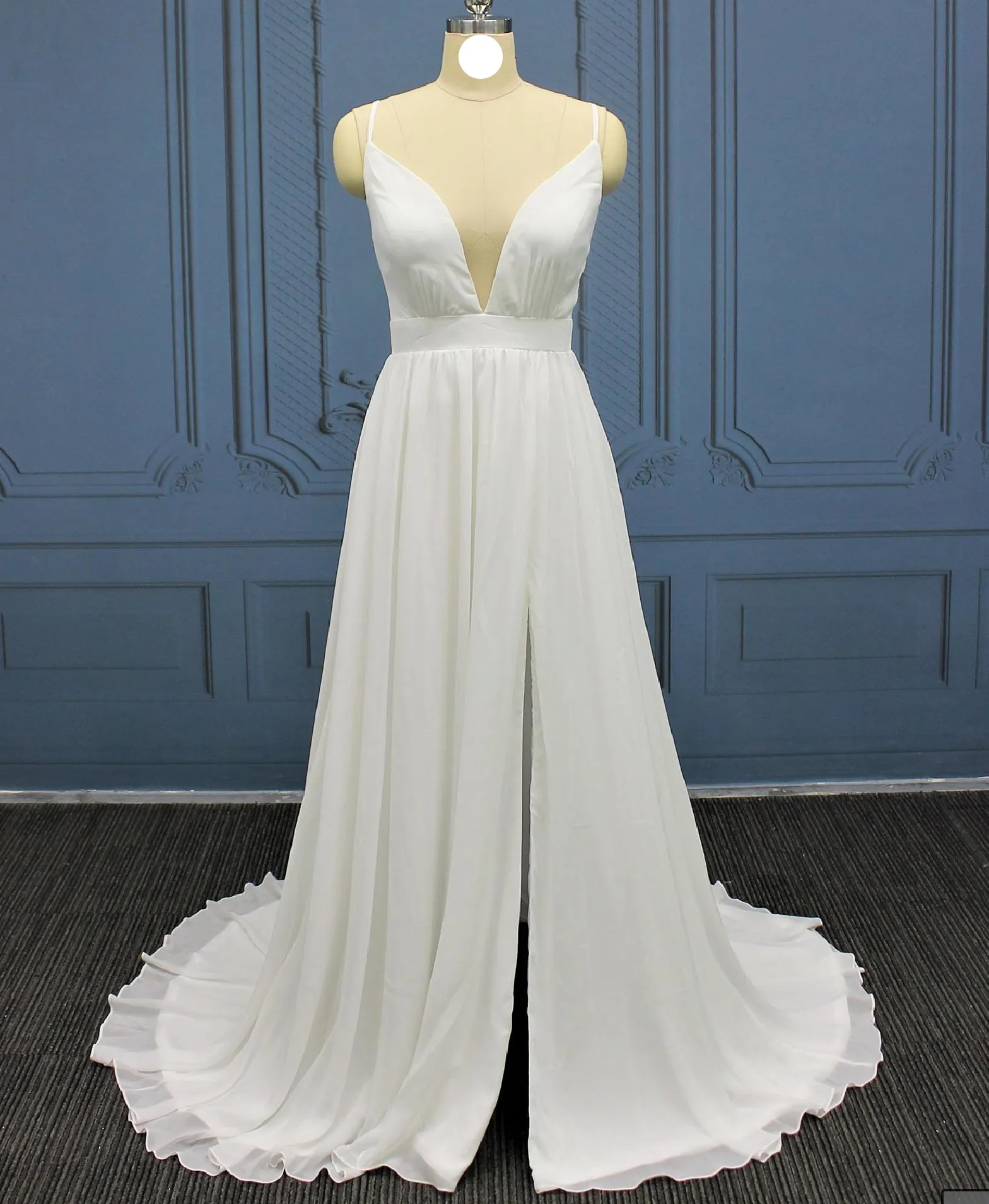 Boho Dream Chiffon Wedding A Line Bridal Dress