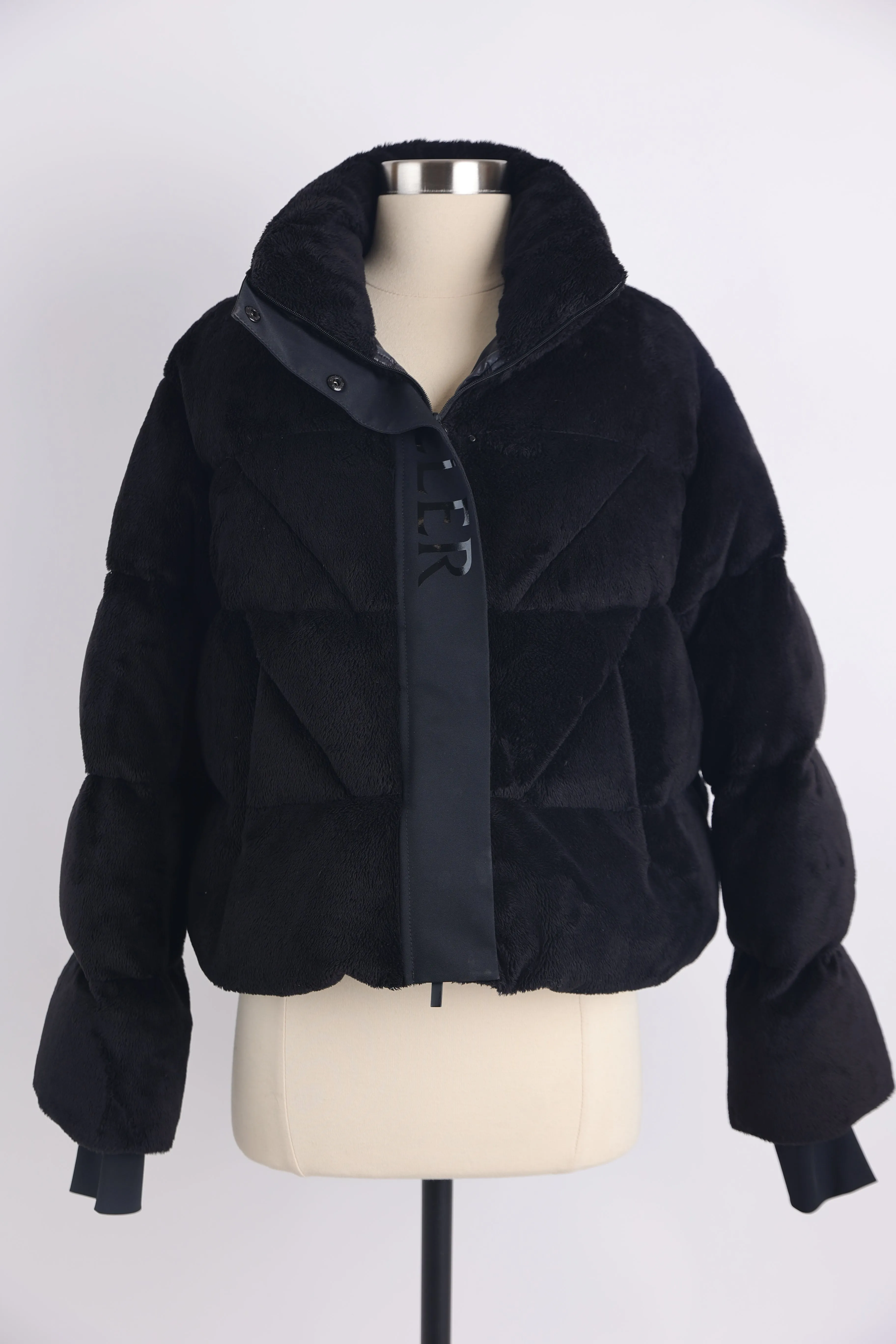 Bourdon Faux Fur Down Puffer Jacket