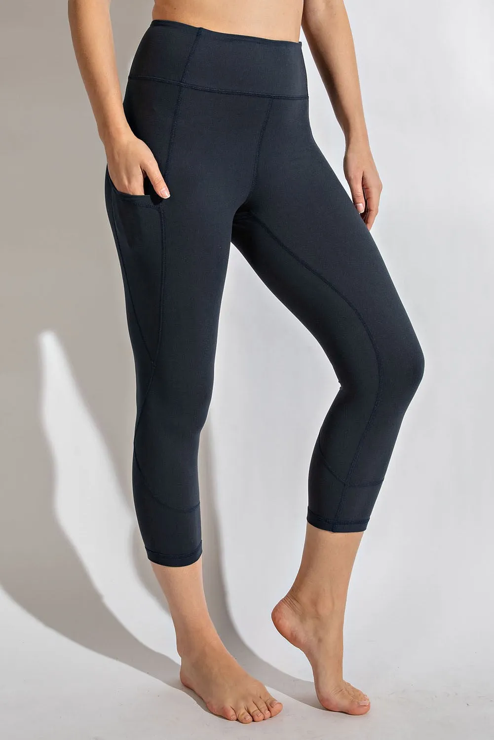 Capri Yoga Legging w/ Side Pocket- Rae Mode