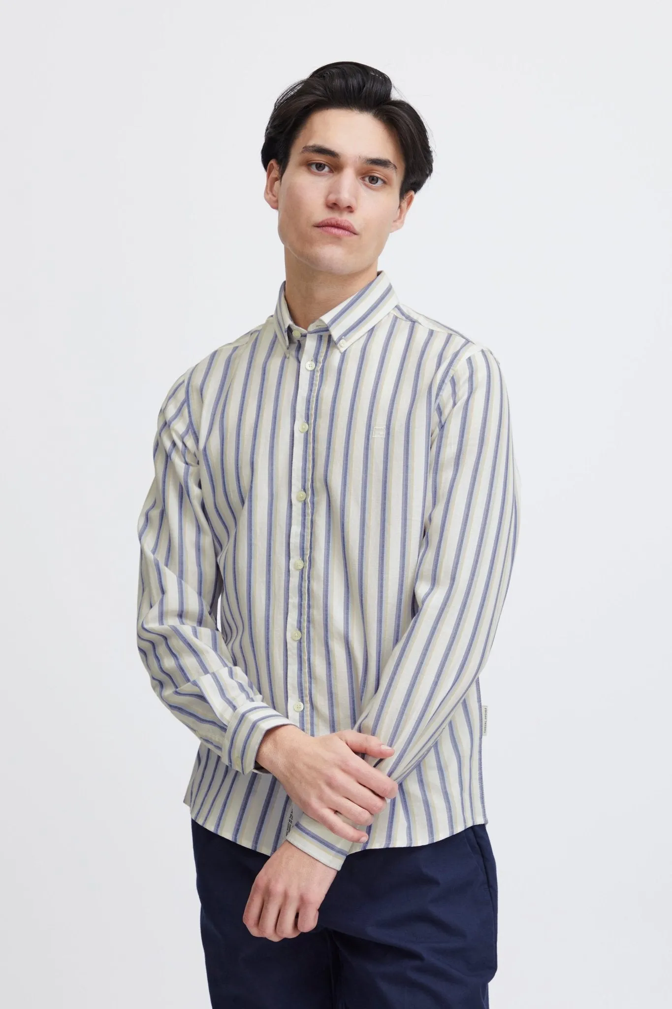 CASUAL FRIDAY - CFANTON LS BD striped shirt - 20505076