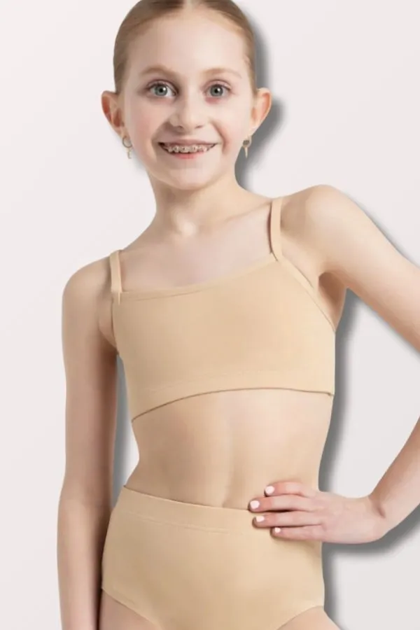 Children's Lined Camisole Bra Top - Nude