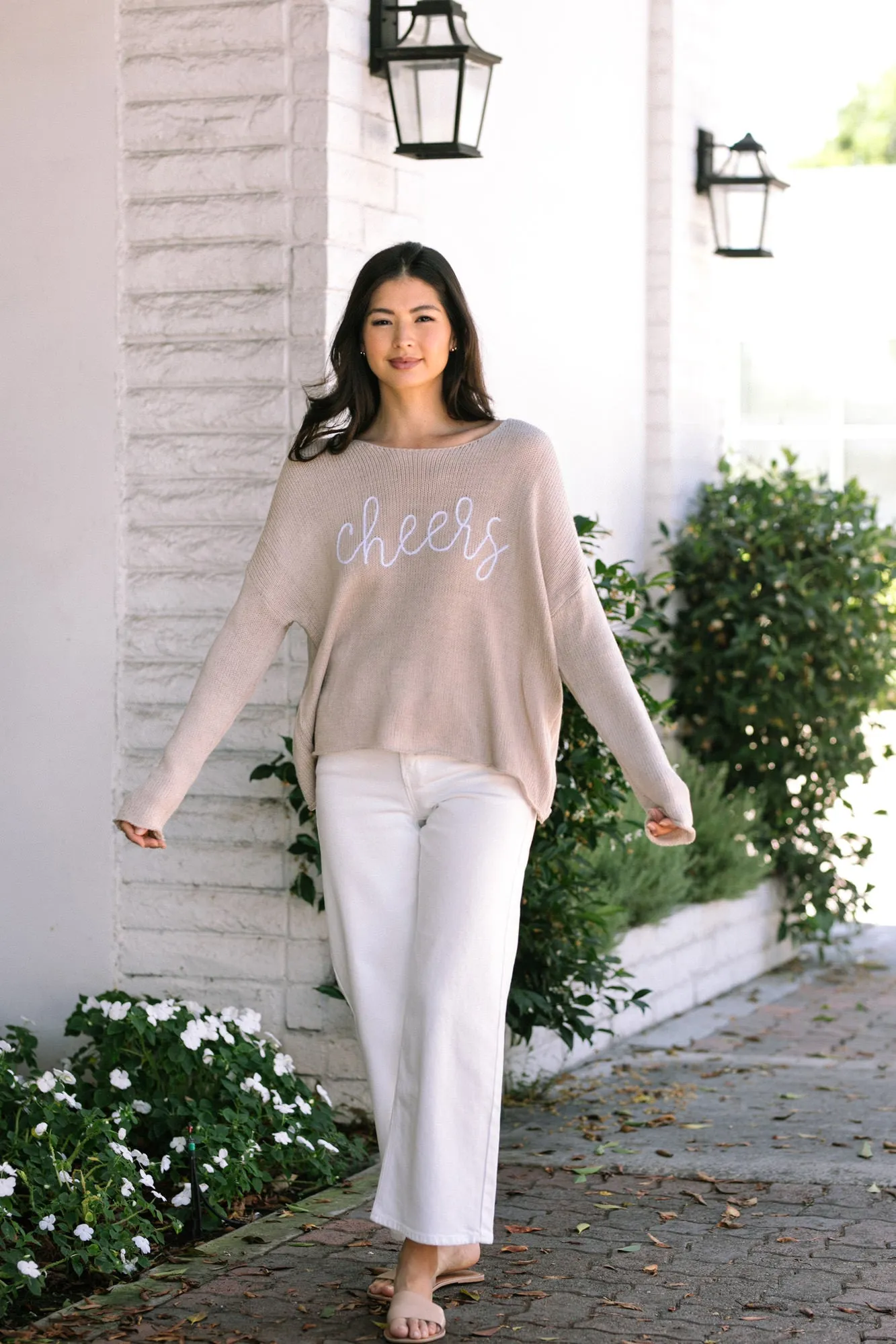 Christy Cheers Knit Sweater