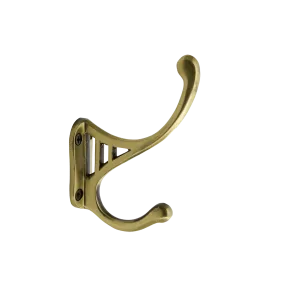 Classic Coat Hook in Antique Brass