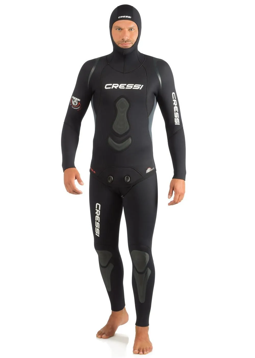 Cressi Mens Apnea 5mm Open Cell 2 Piece Wetsuit