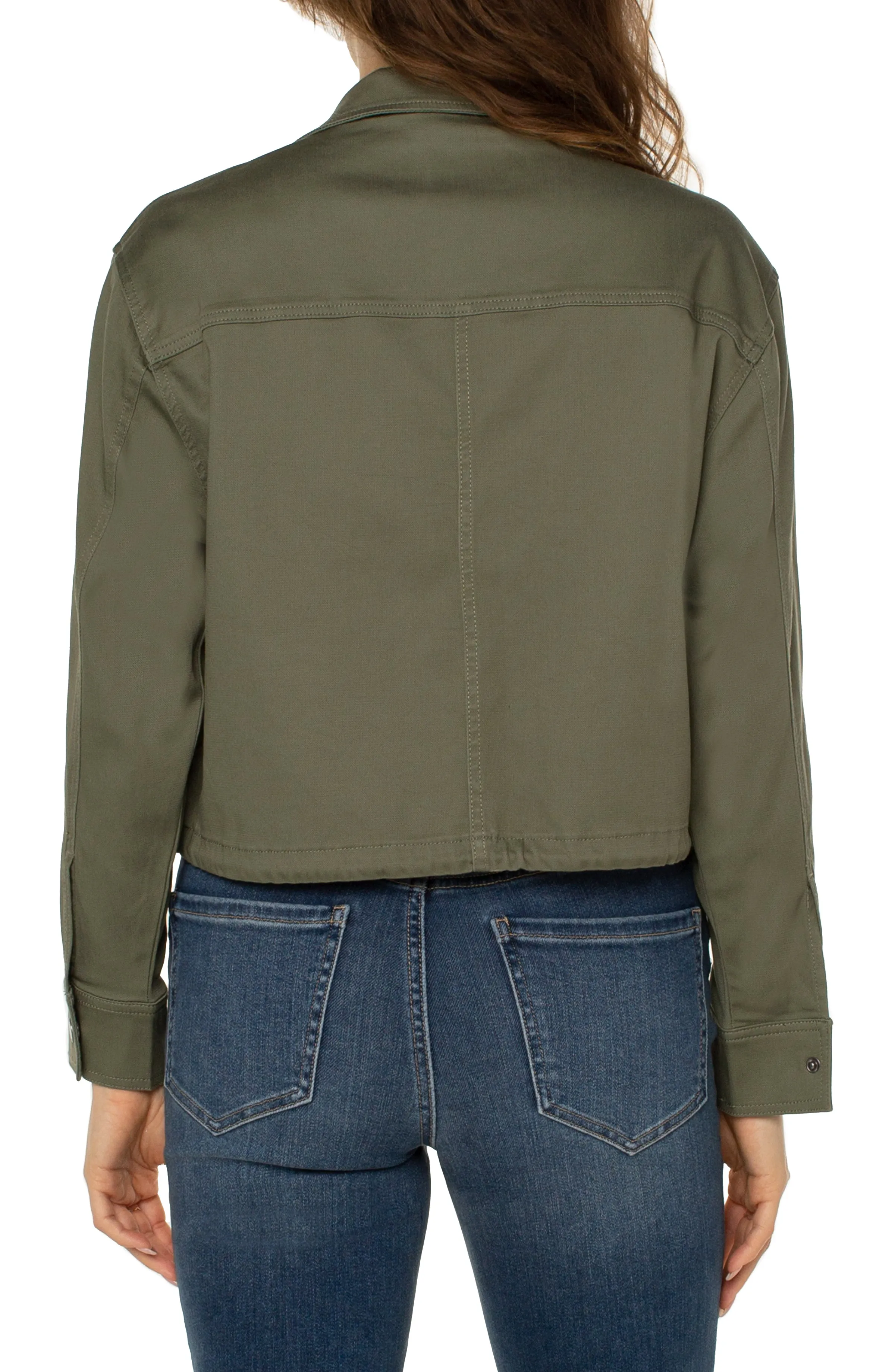 Cropped Cargo Jacket