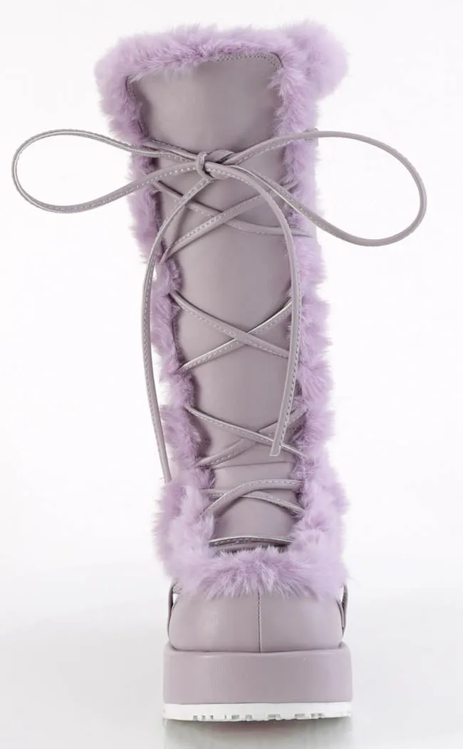 CUBBY-311 Lavender Vegan Suede Boots