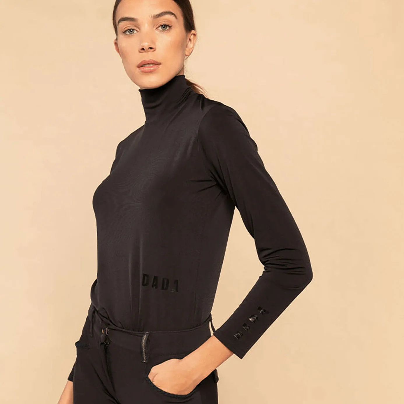 Dada Sport Consul Funnel Neck Base Layer - Black