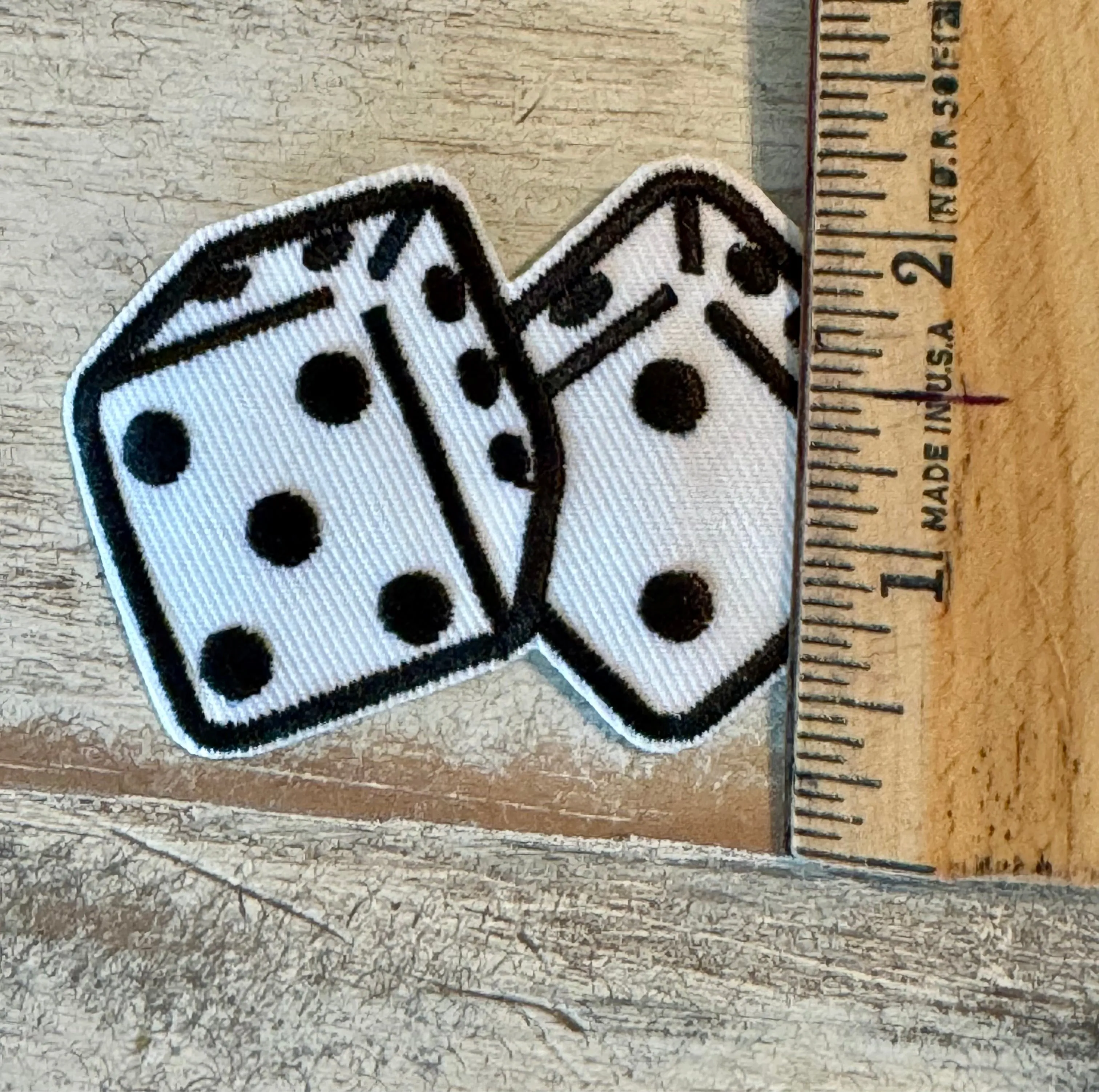 Dice Game Iron On Patches