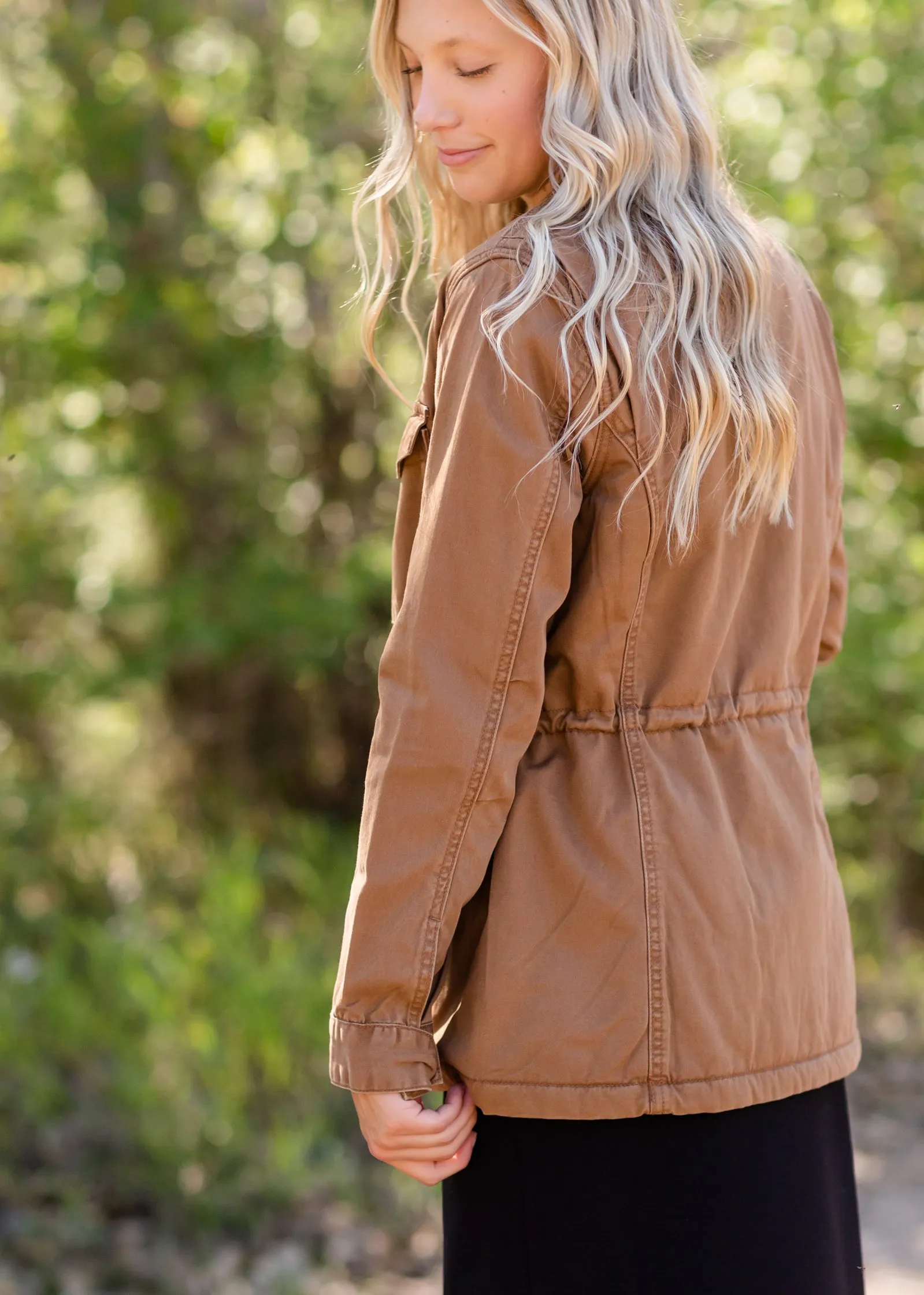 Drifting Slowly Tawny Anorak Cotton Jacket