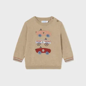 Embroidered Car Sweater