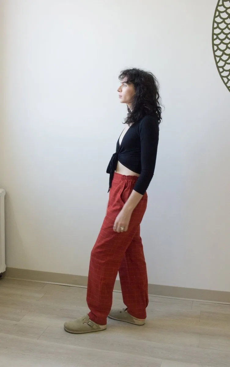 Eve Gravel Randers Pants - Icy Blue or Burnt Orange (Online Exclusive)