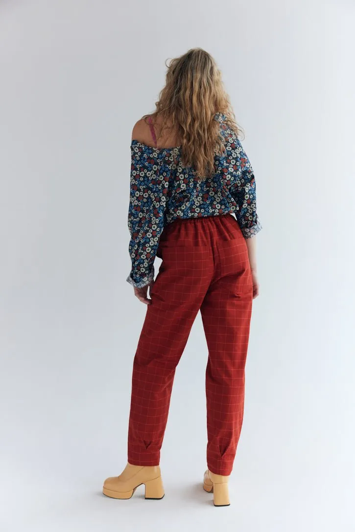 Eve Gravel Randers Pants - Icy Blue or Burnt Orange (Online Exclusive)