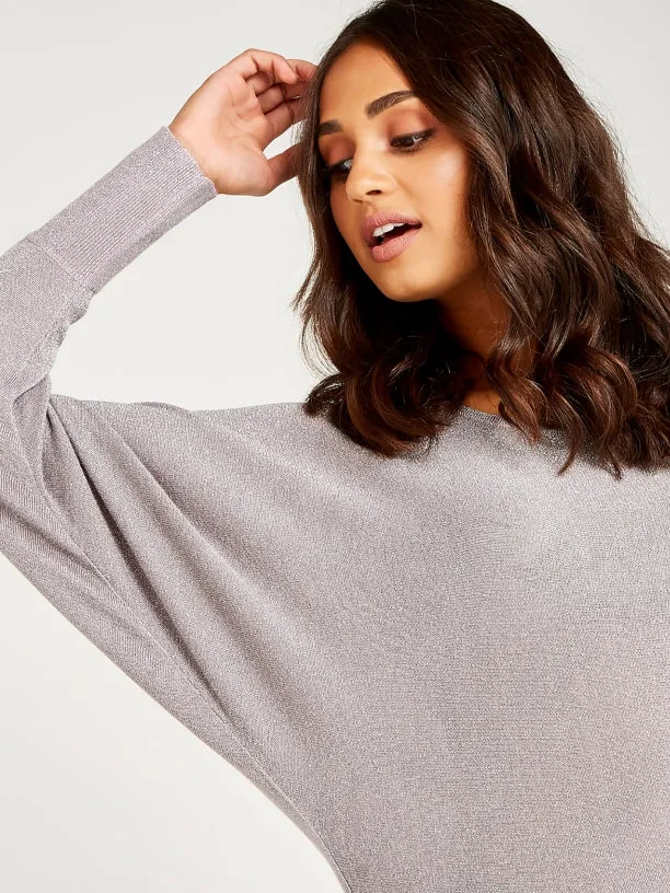 Fine Knit Batwing Sweater