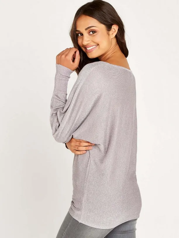 Fine Knit Batwing Sweater