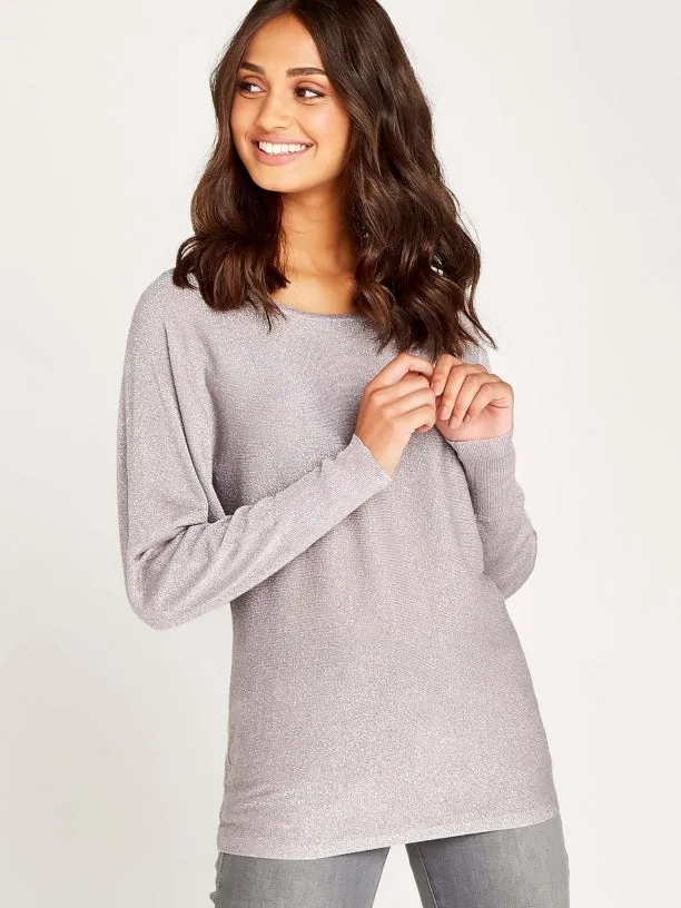 Fine Knit Batwing Sweater