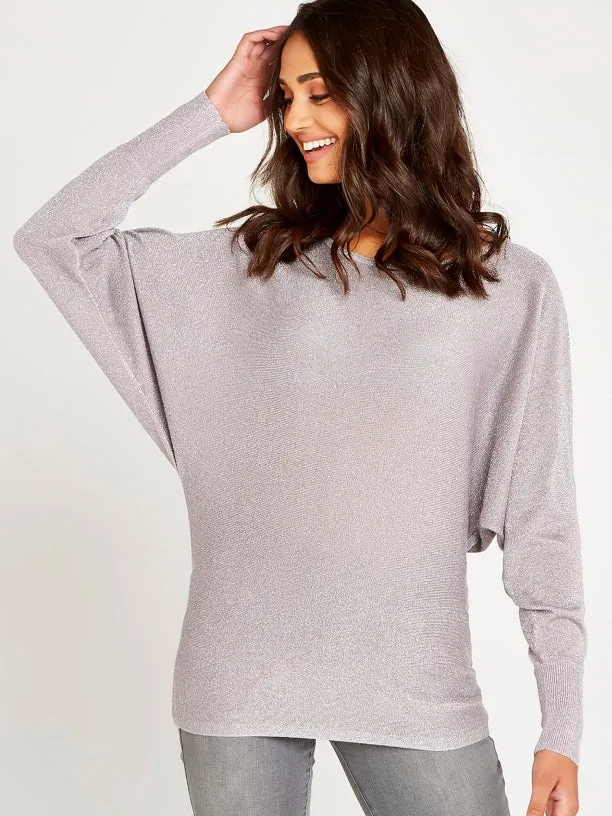 Fine Knit Batwing Sweater