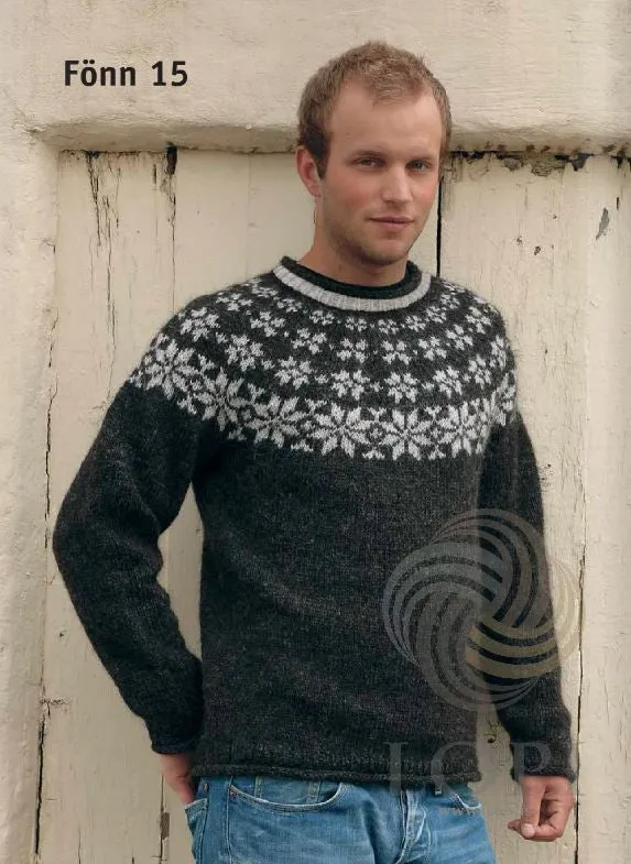 Fönn Mens Wool Sweater Black