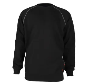 Forge Fr Men's Thermal Black T-Shirt With Contrast Stitching