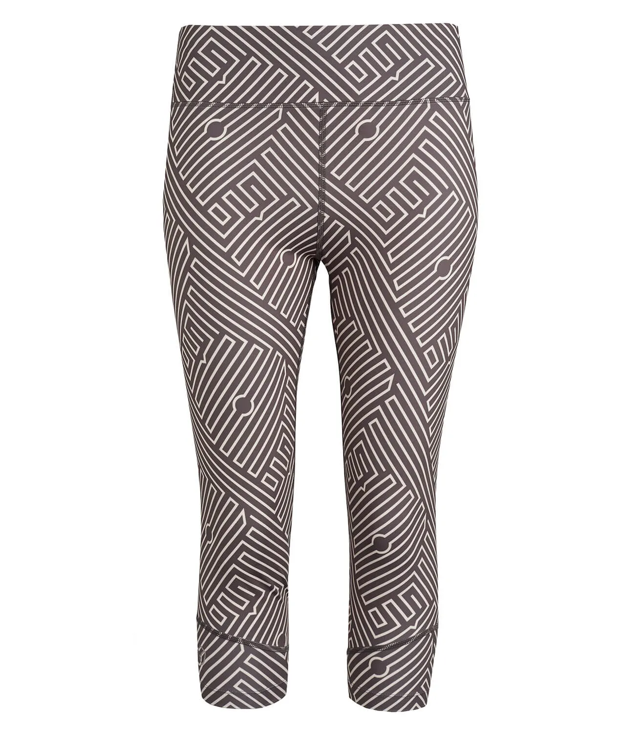 Georgia Capri Leggings - Ant/Pale Rose Print