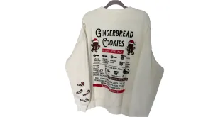 Gingerbread Cookies Sweatshirt White