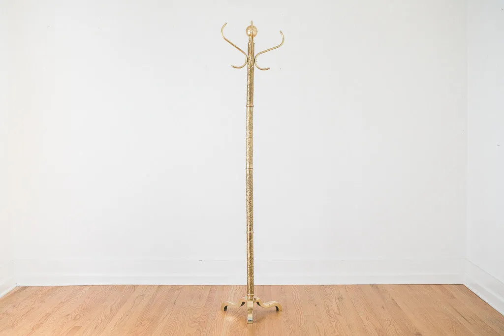 Gold Coat Rack