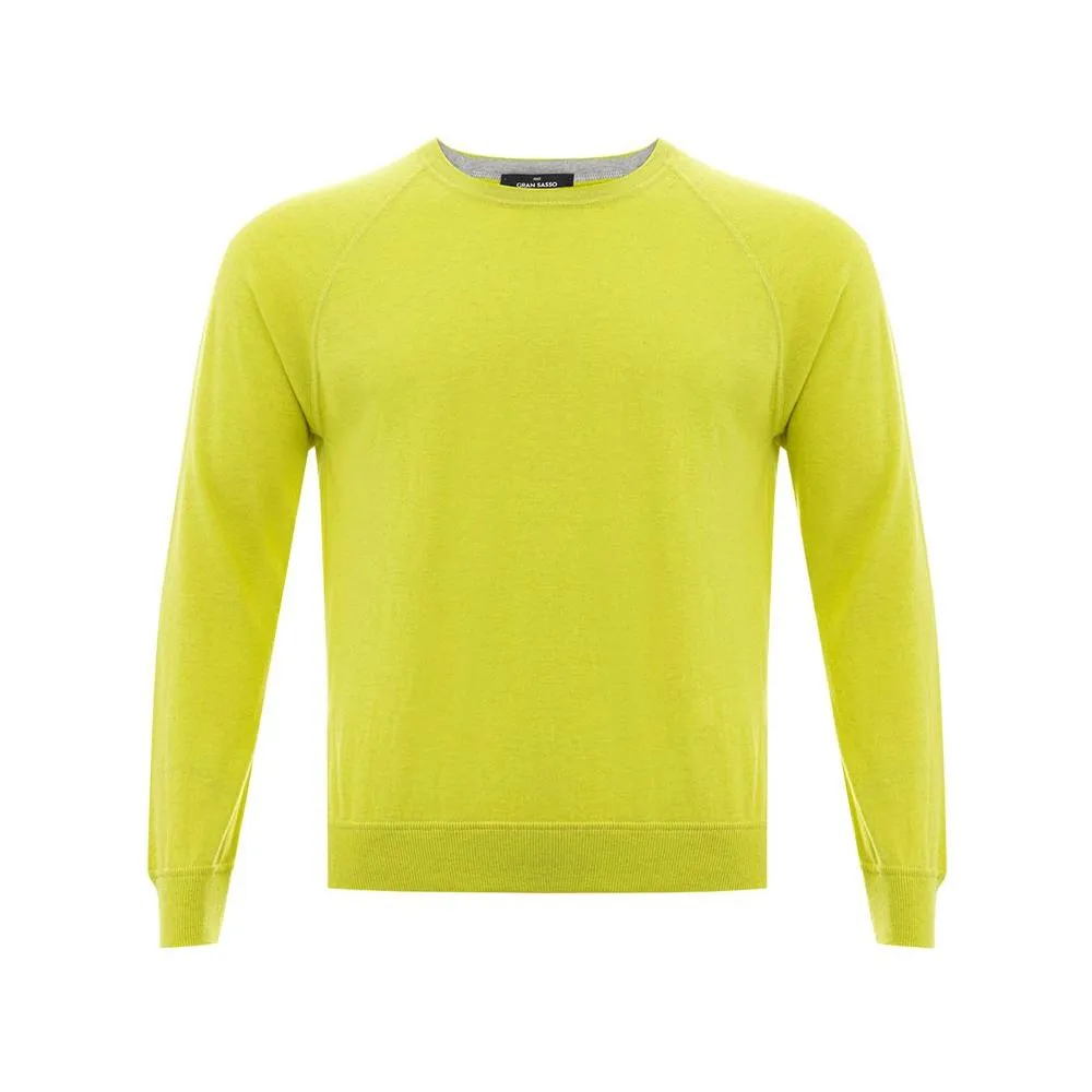 Gran Sasso Sunny Yellow Italian Cotton Sweater