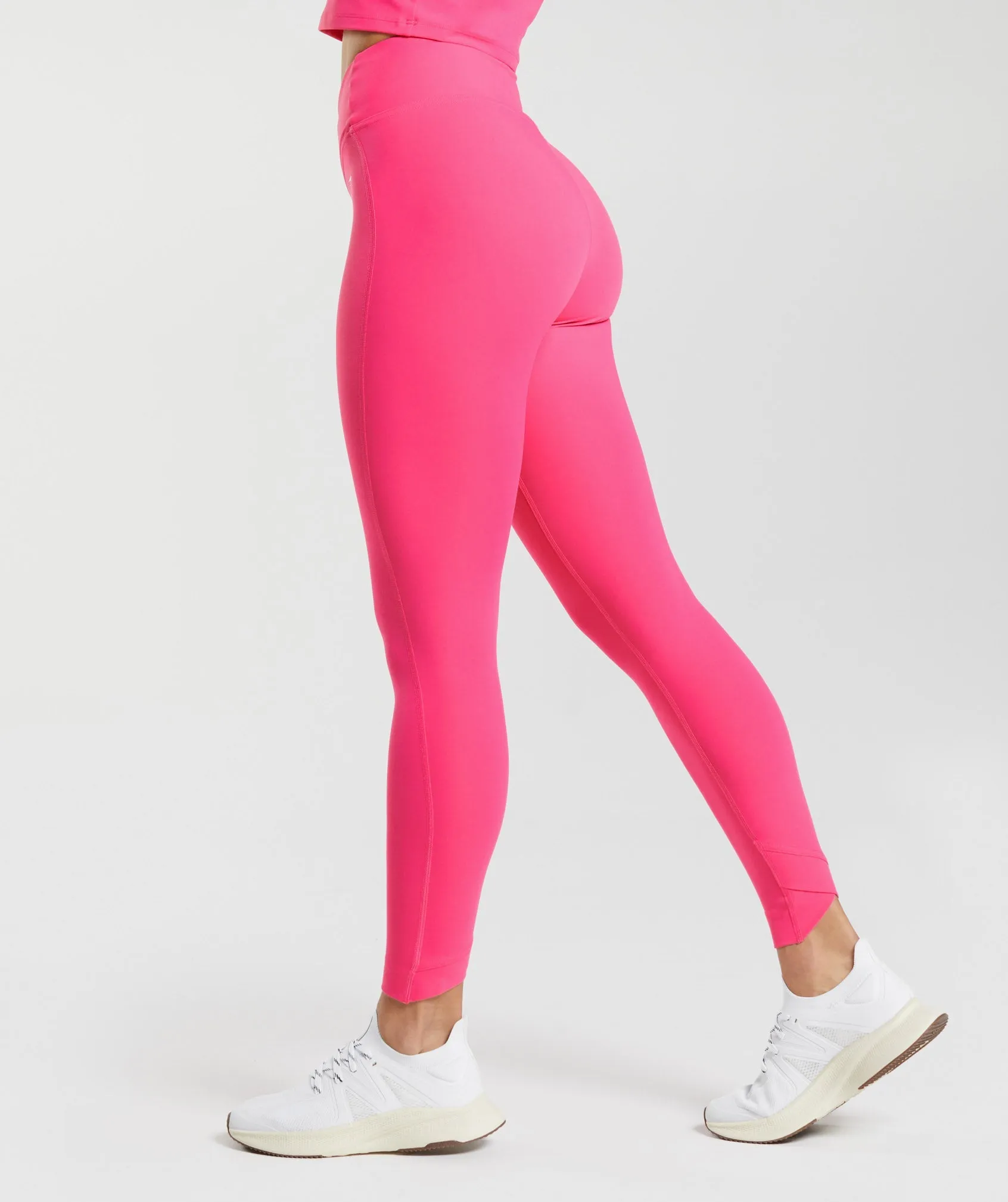 Gymshark Crossover Leggings - Bright Fuchsia