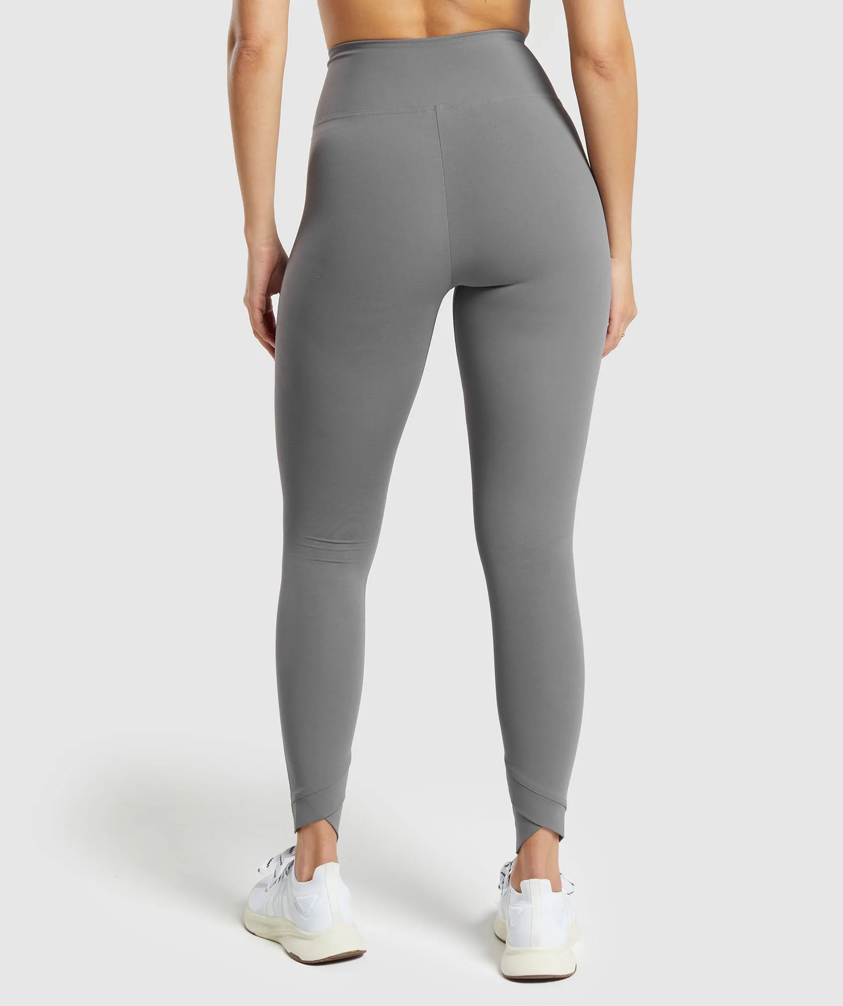 Gymshark Crossover Leggings - Brushed Grey