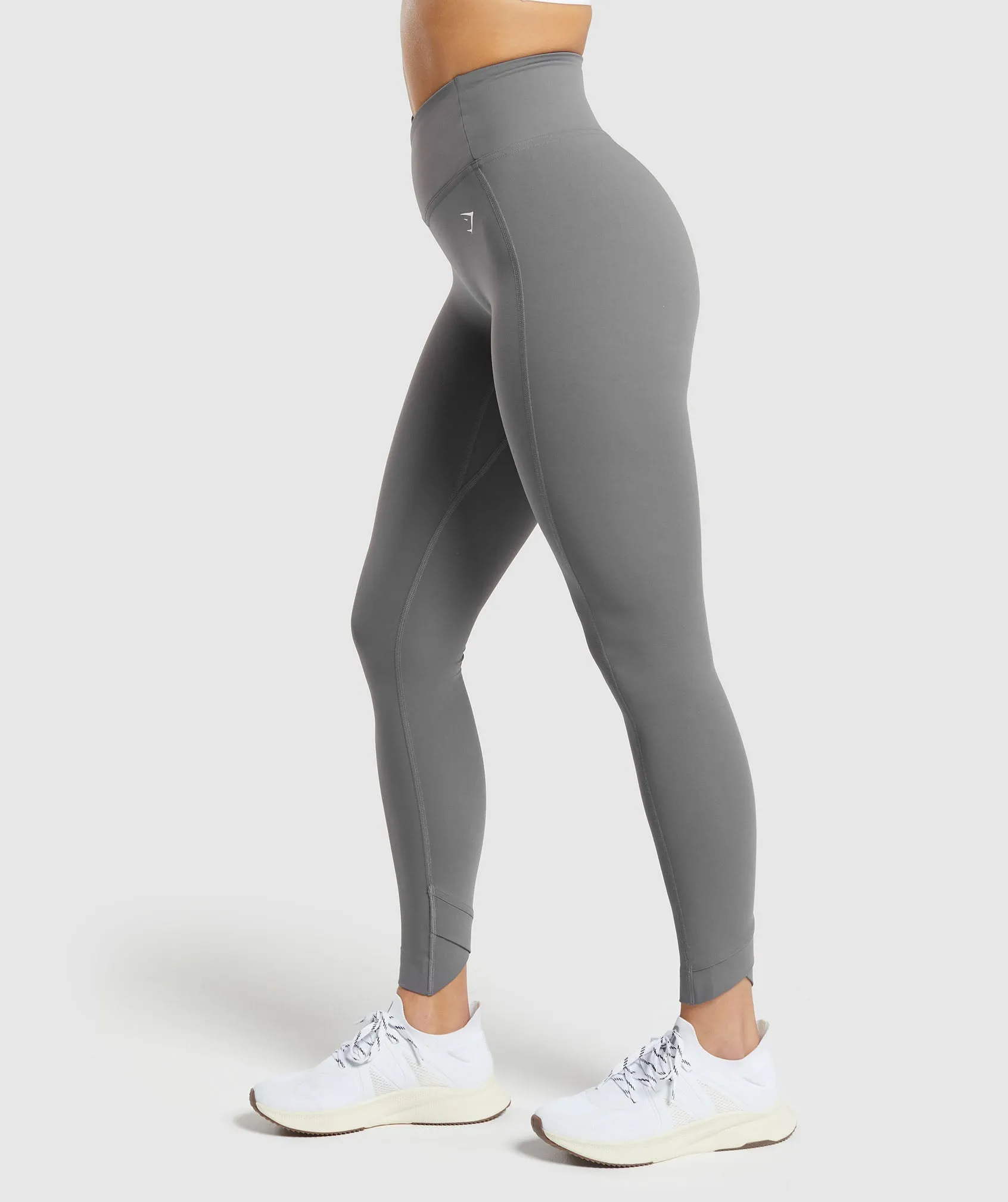 Gymshark Crossover Leggings - Brushed Grey