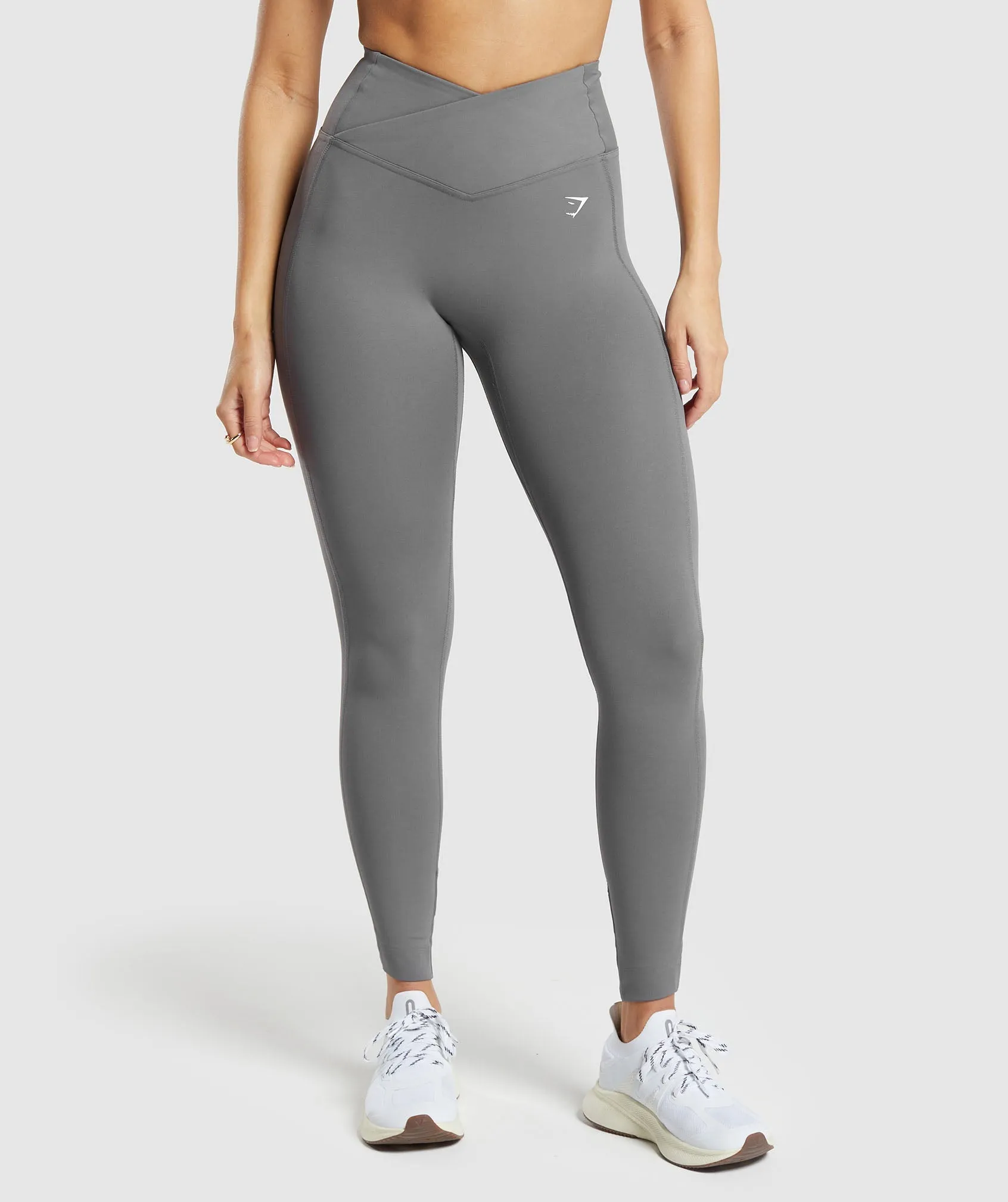 Gymshark Crossover Leggings - Brushed Grey