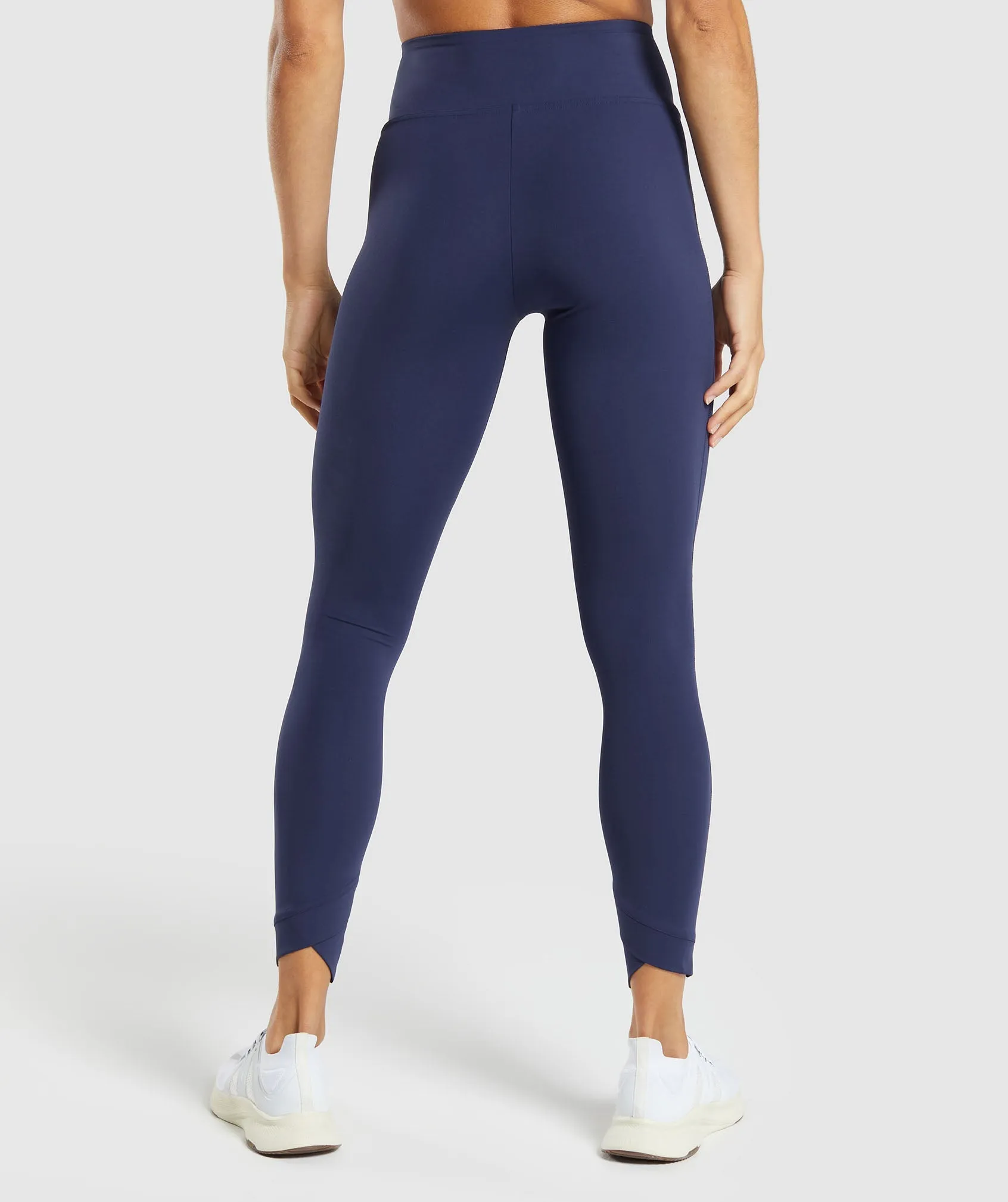 Gymshark Crossover Leggings - Deep Blue