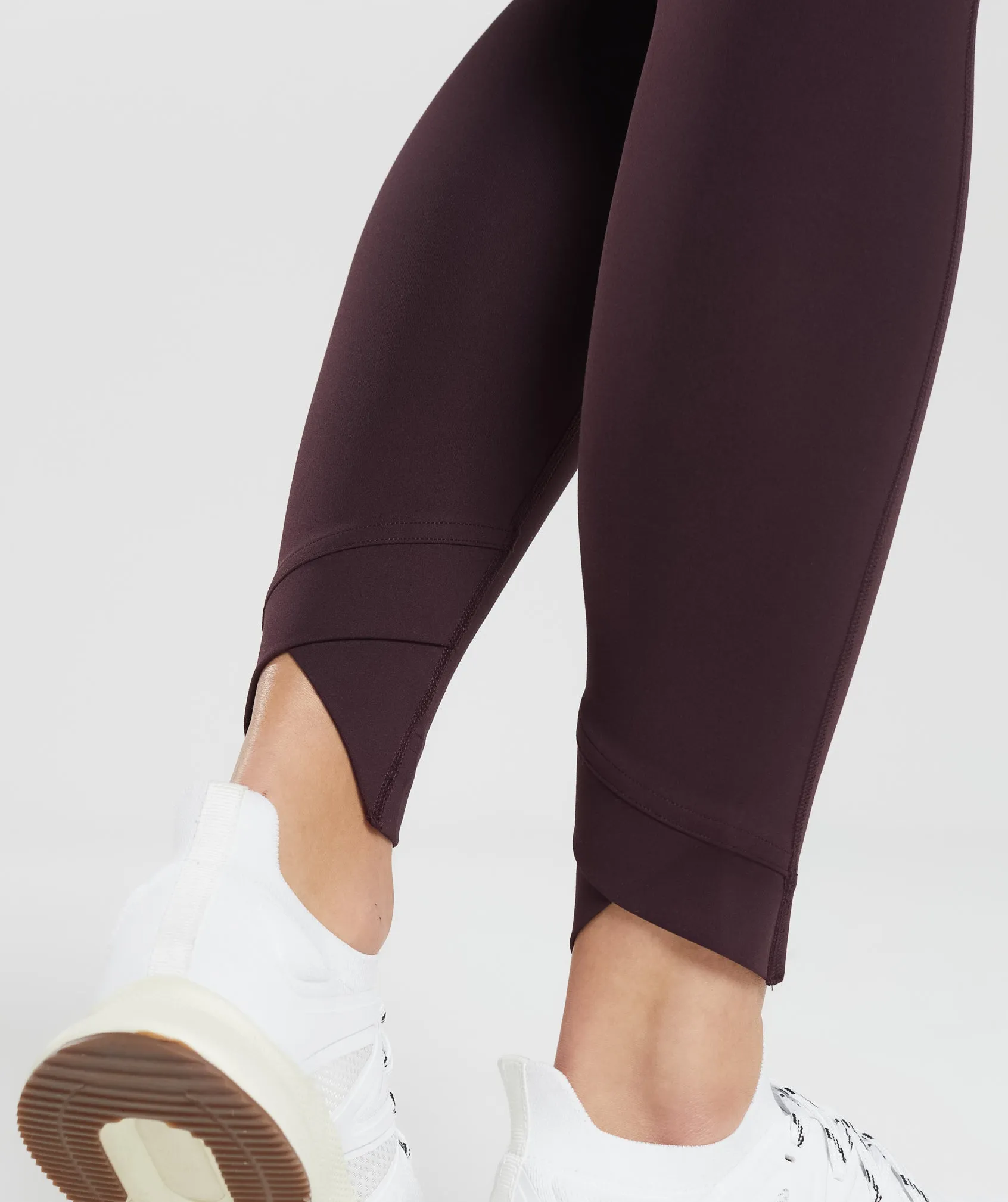 Gymshark Crossover Leggings - Plum Brown