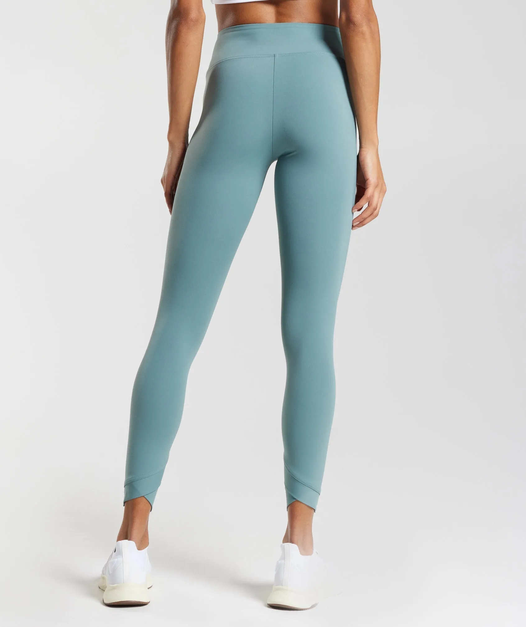 Gymshark Crossover Leggings - Thunder Blue