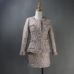 Hand Made Ladies Tweed Blazer Bespoke Suit