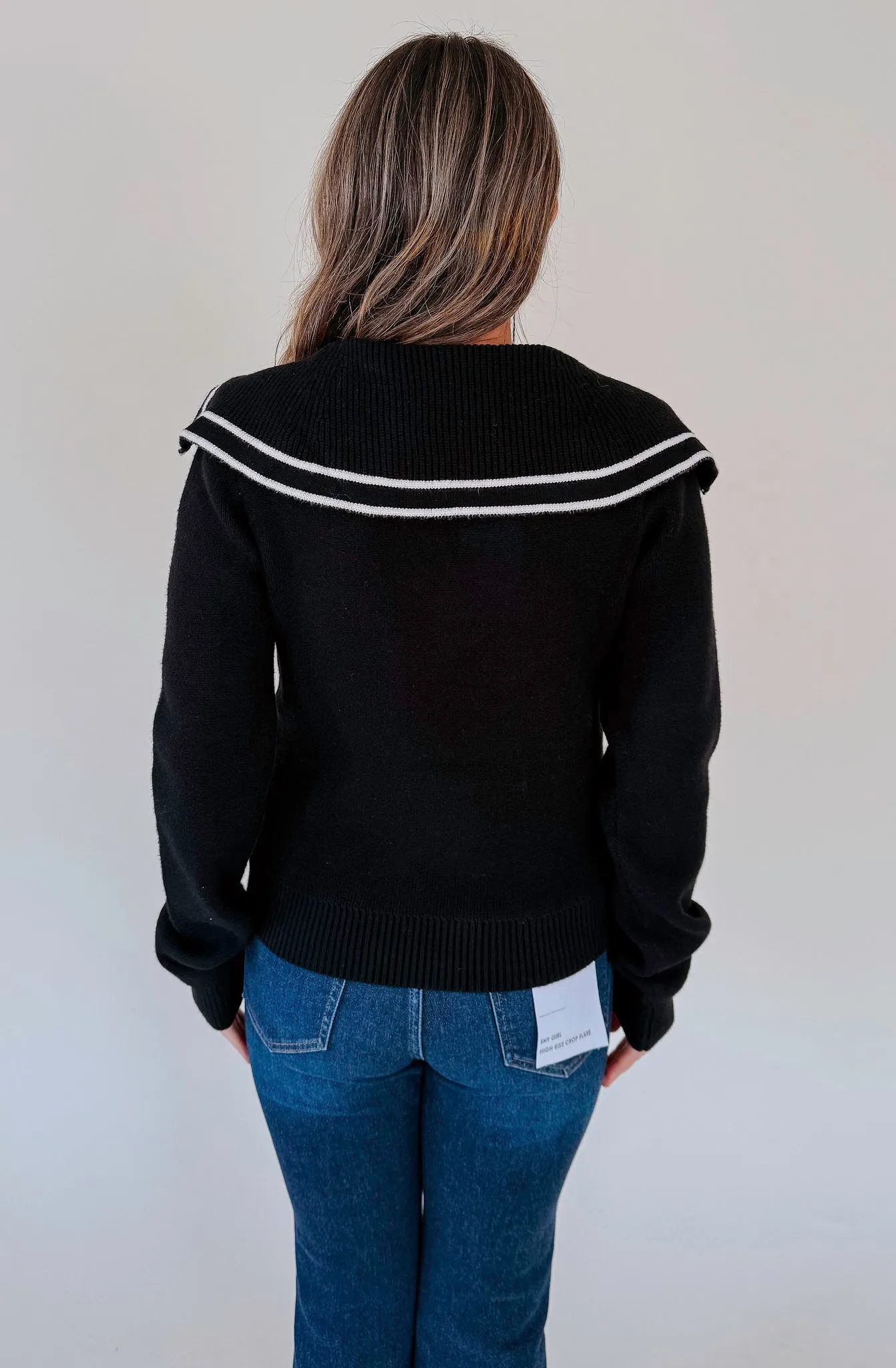 HEY SAILOR COLLARED SWEATER