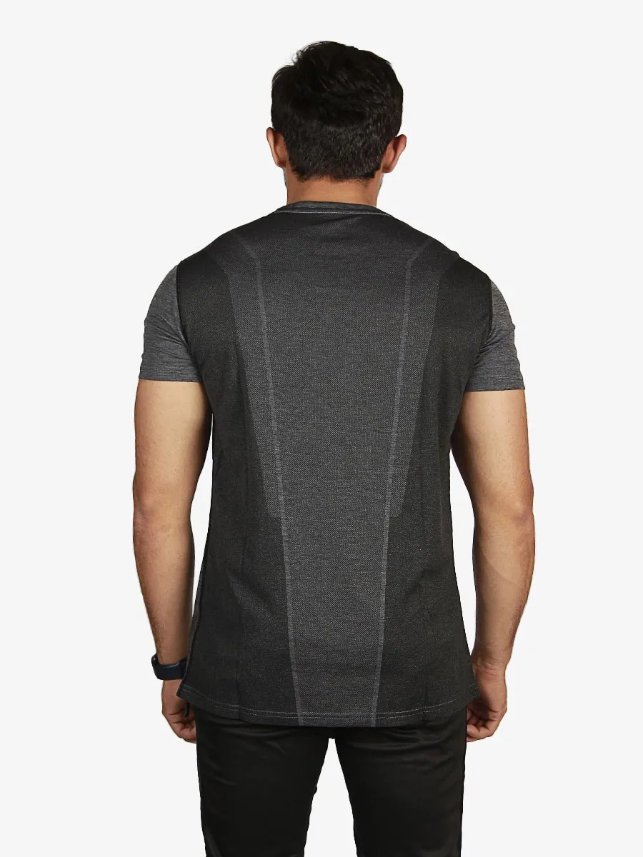 Hybron - T-Shirt - 3019 - Black / Grey