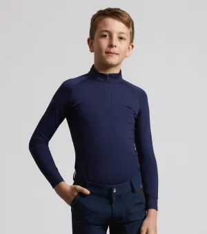 Junior Ombretta Technical Riding Top Navy