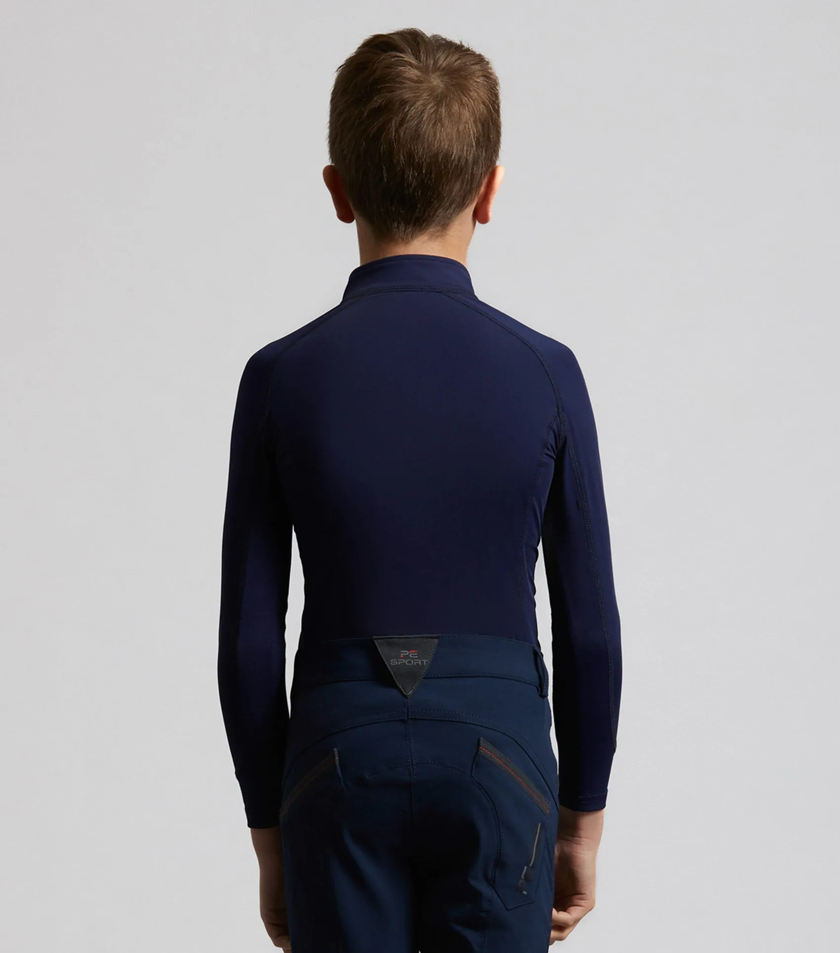 Junior Ombretta Technical Riding Top Navy