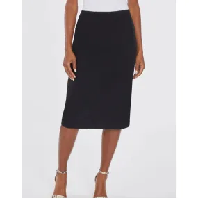 KASPER Women's Classic Pencil Skirt Size 4 Black Crepe Stretch Lined NWT