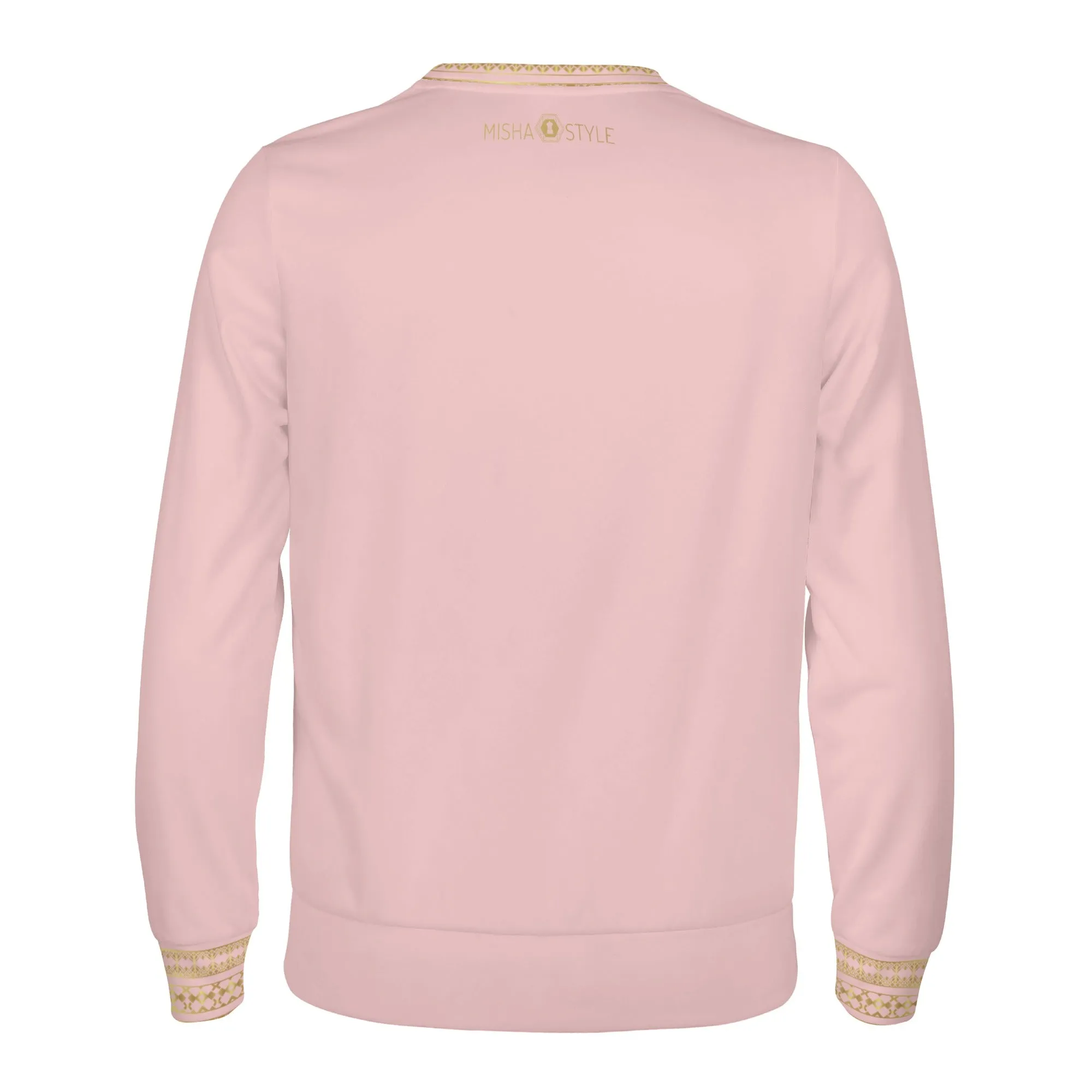 Kids Jerusalem Word Sweater - Light Pink