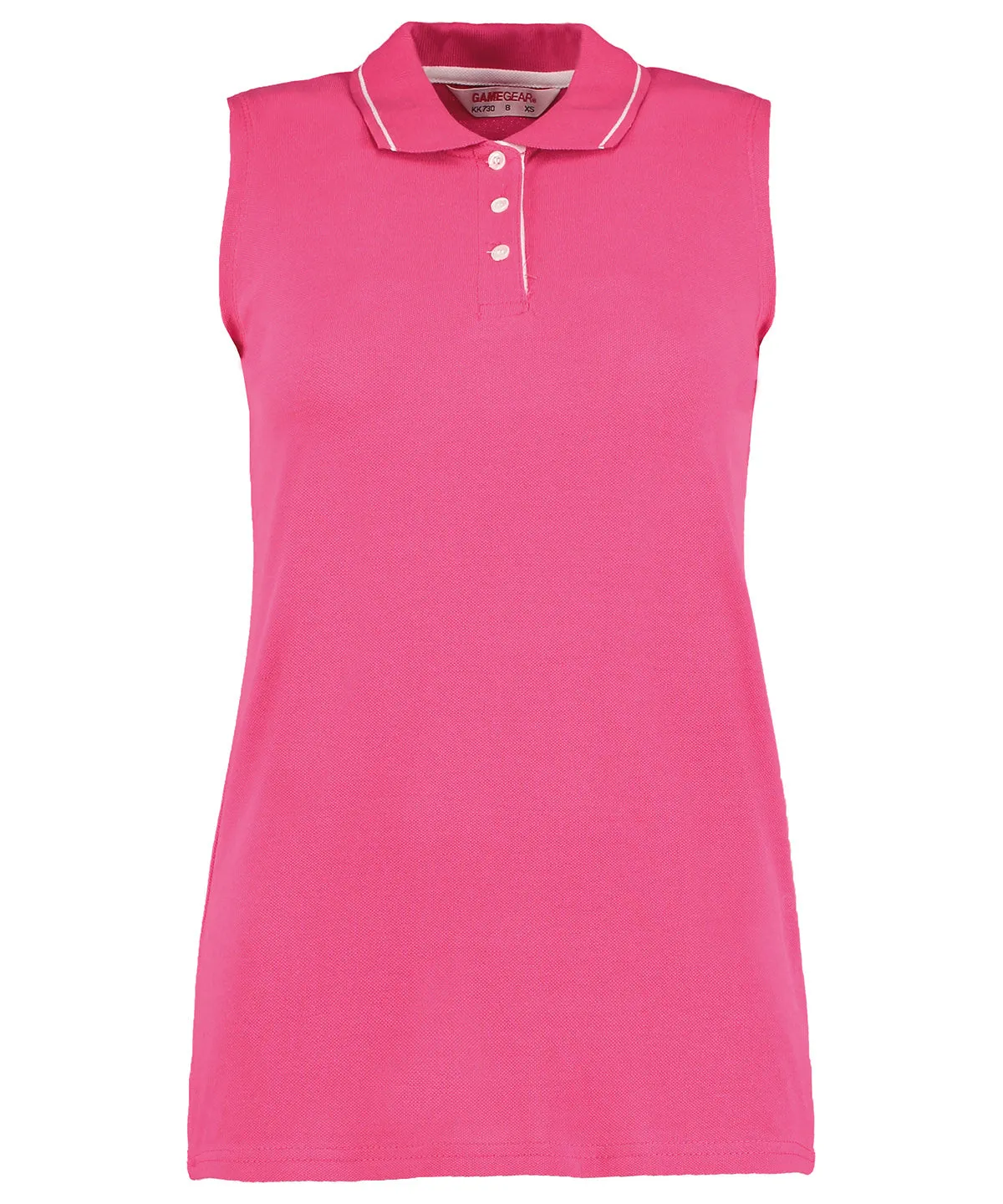 KK730 Women's Proactive Sleeveless Polo with Left Chest Logo