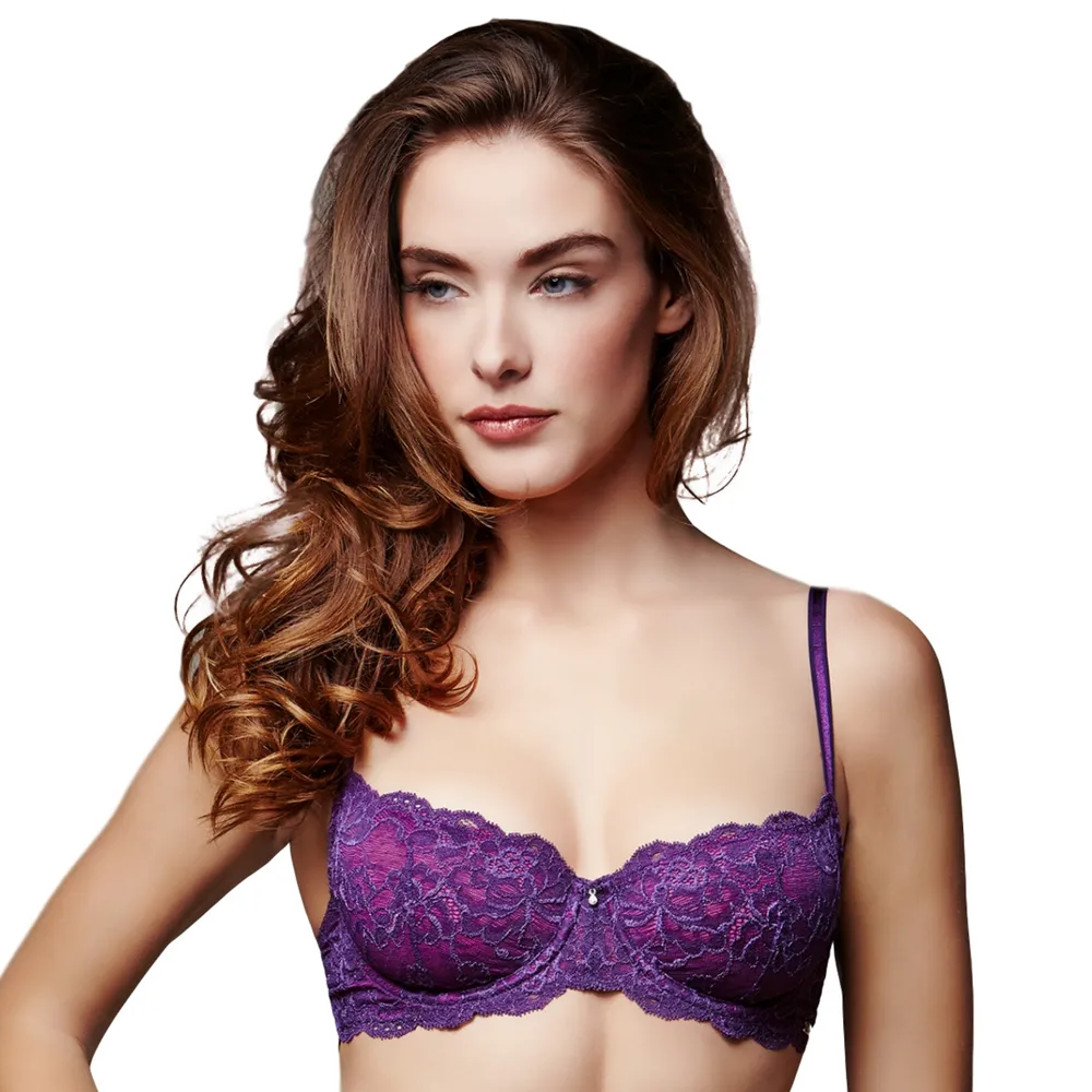 Lace Demi Cup Bra Montelle Intimates Flirt